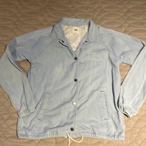 Vans Women’s Baby Blue Coach Jacket Size XS - Picture 1 of 8